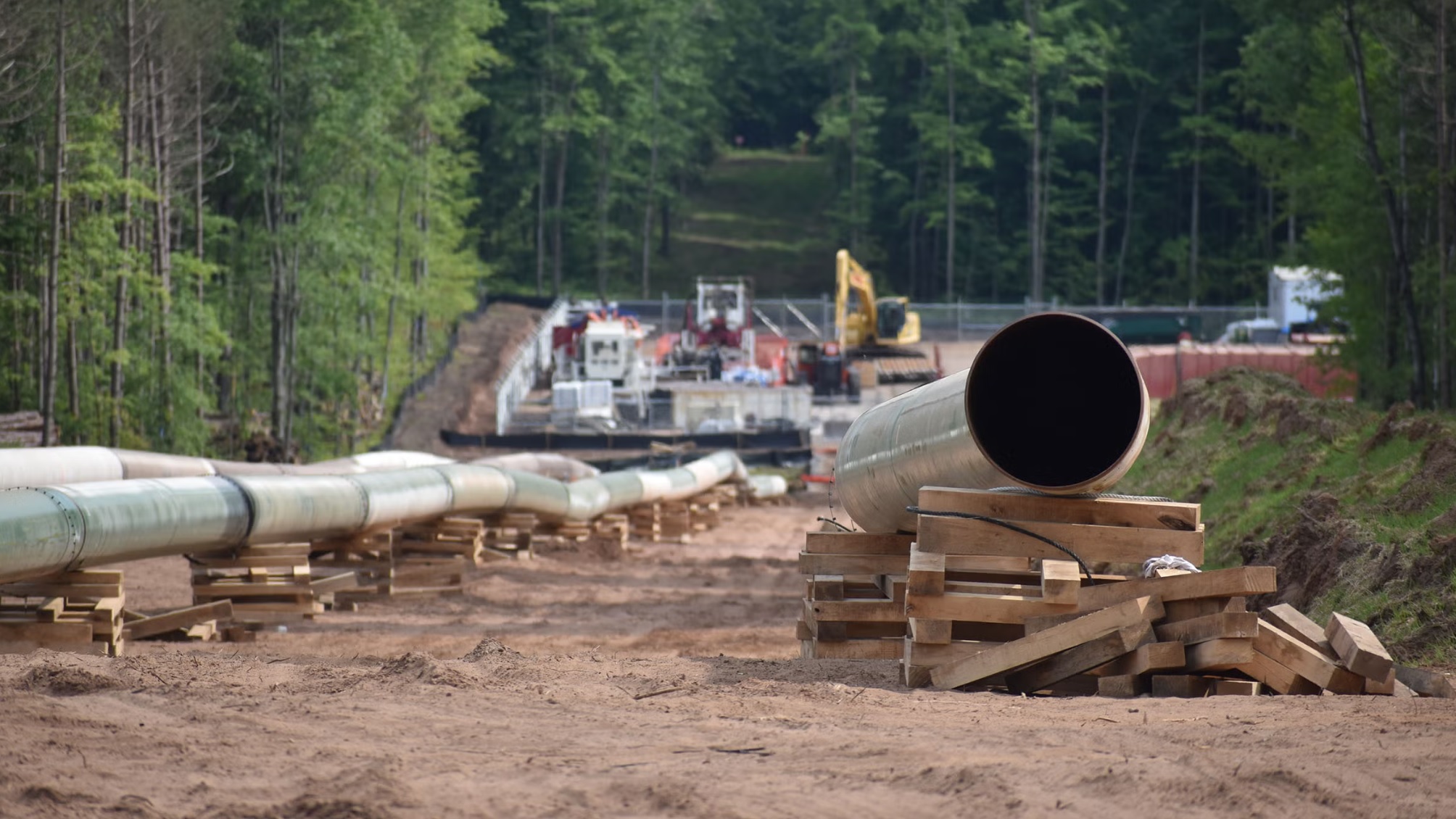 Разлив бурового раствора на проекте Enbridge Line 5 в Висконсине