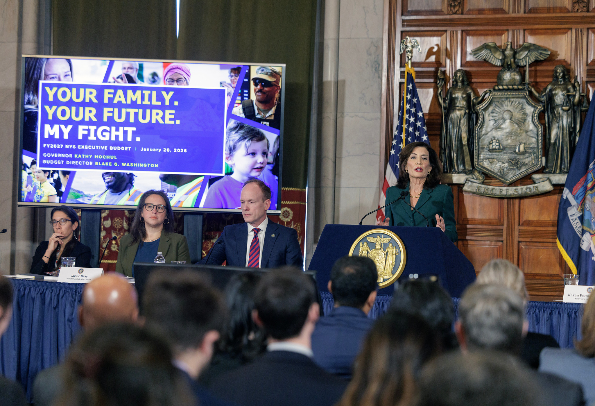 Four fights facing Gov . Kathy Hochul in the New York state budget