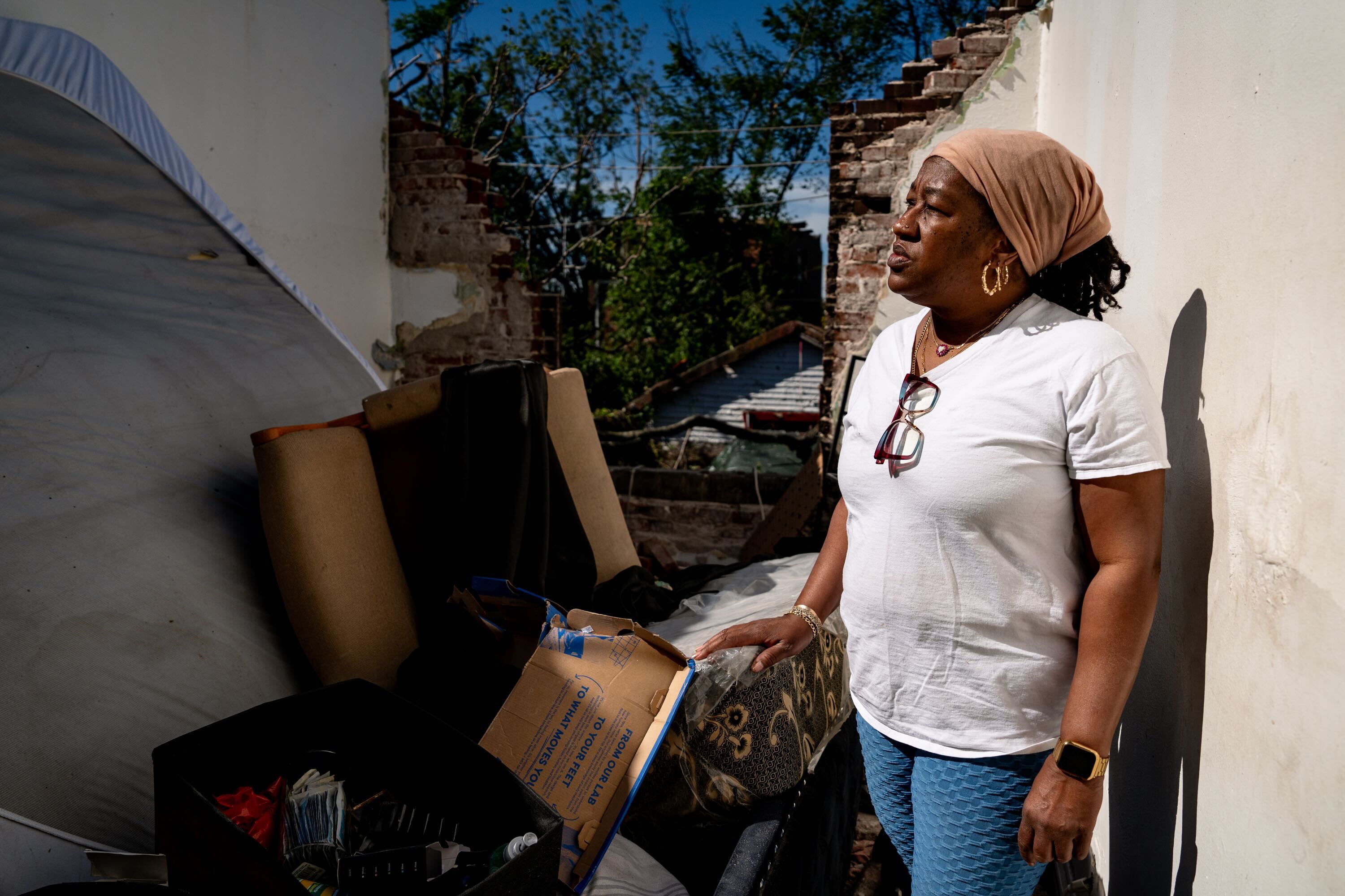 Photos: St. Louis begins recovery after a powerful tornado ripped