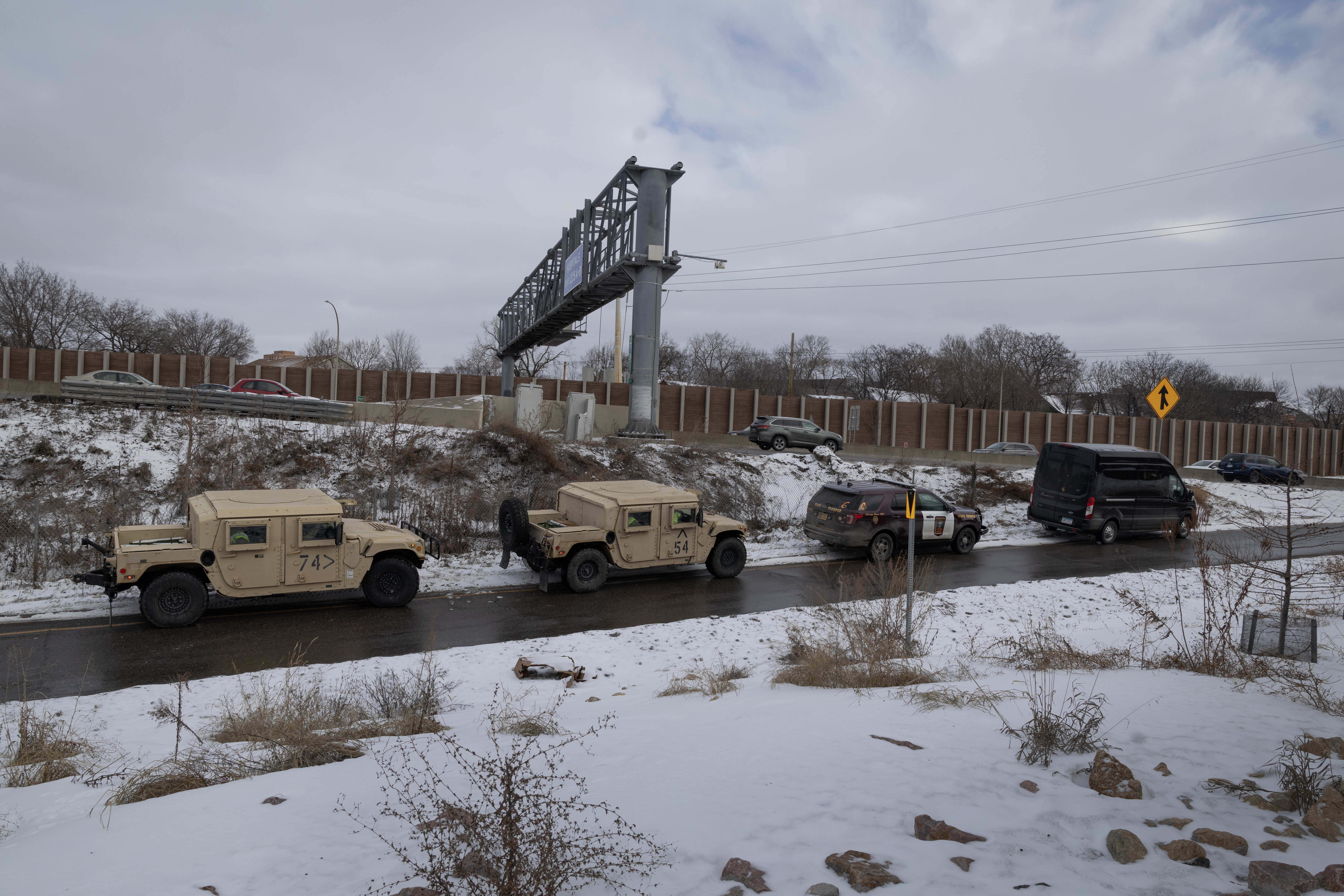 Troops stand by to enter Minnesota . And , Trump plans for a Board of Peace