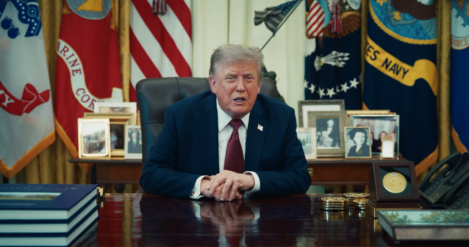 Trump calls on Kansans to vote early while promoting GOP candidate for governor