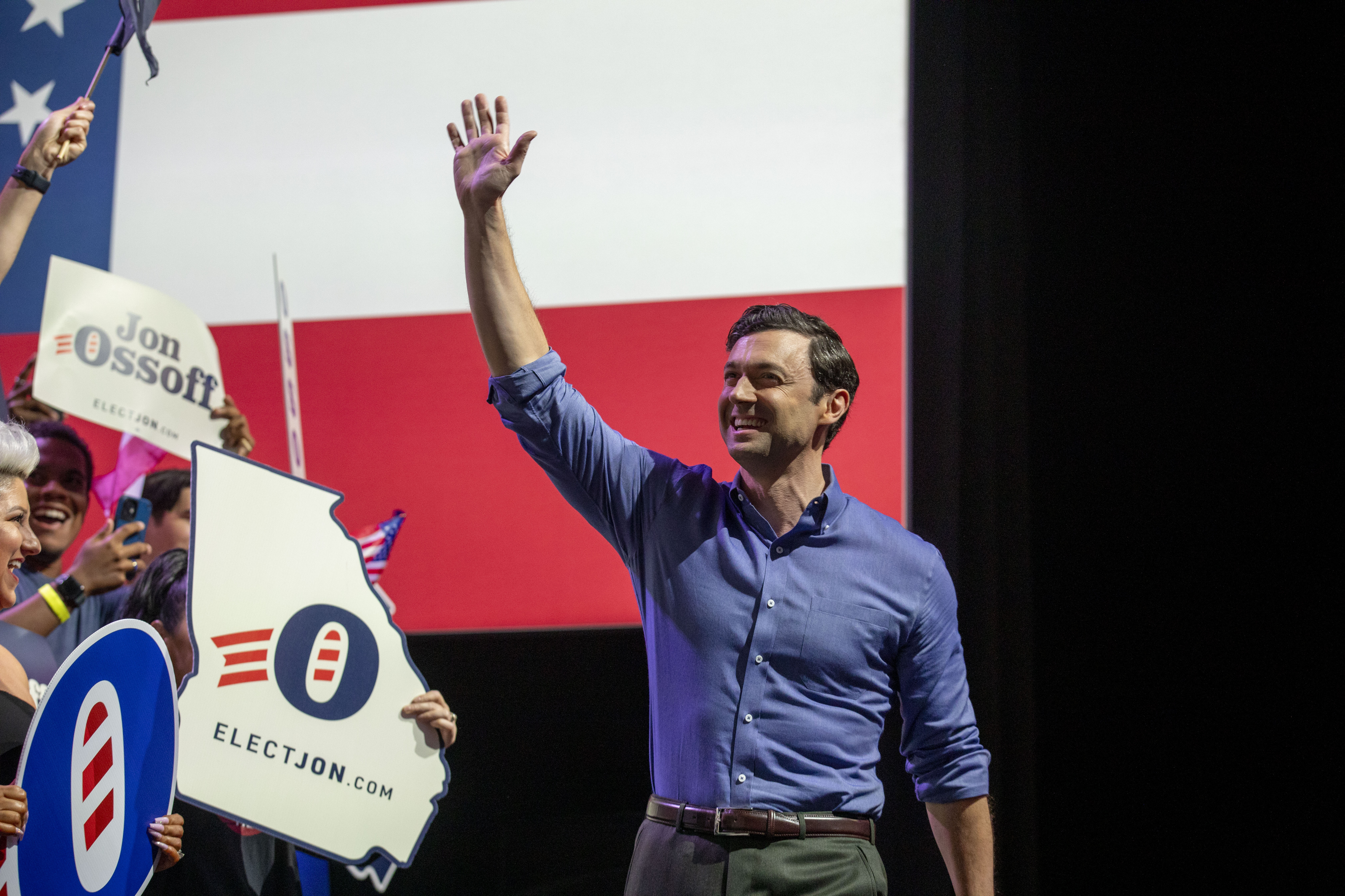 Jon Ossoff , usually a head down senator , has found a formula to excite Democrats