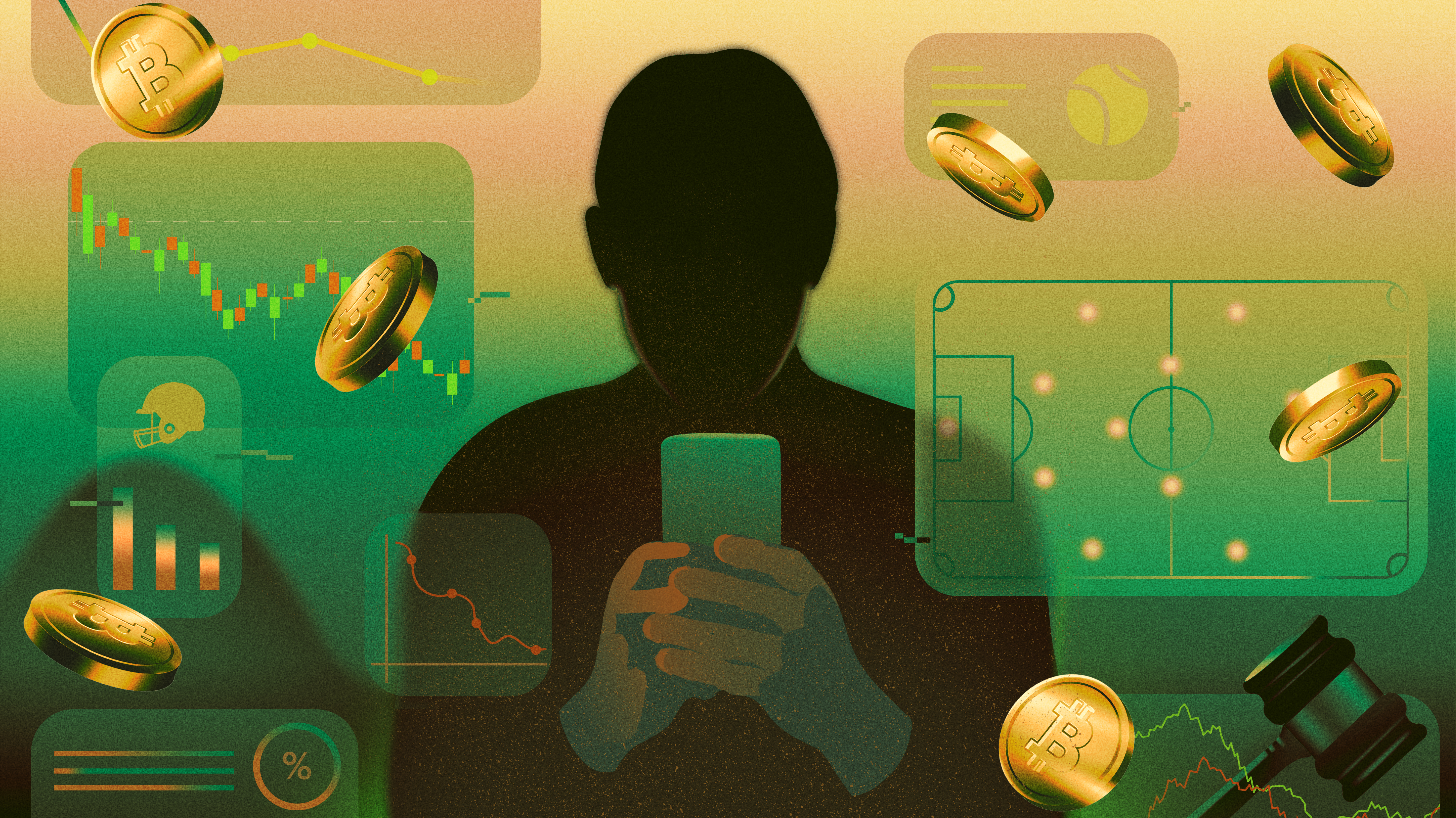 He was banned by betting sites , and filed for bankruptcy . Then he relapsed on Kalshi
