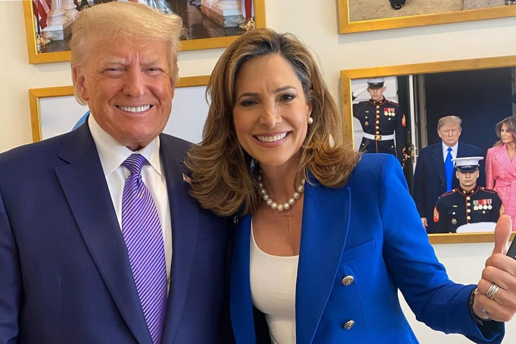 Salazar says Trump receptive to her warning his immigration strategy is pushing away Latino voters