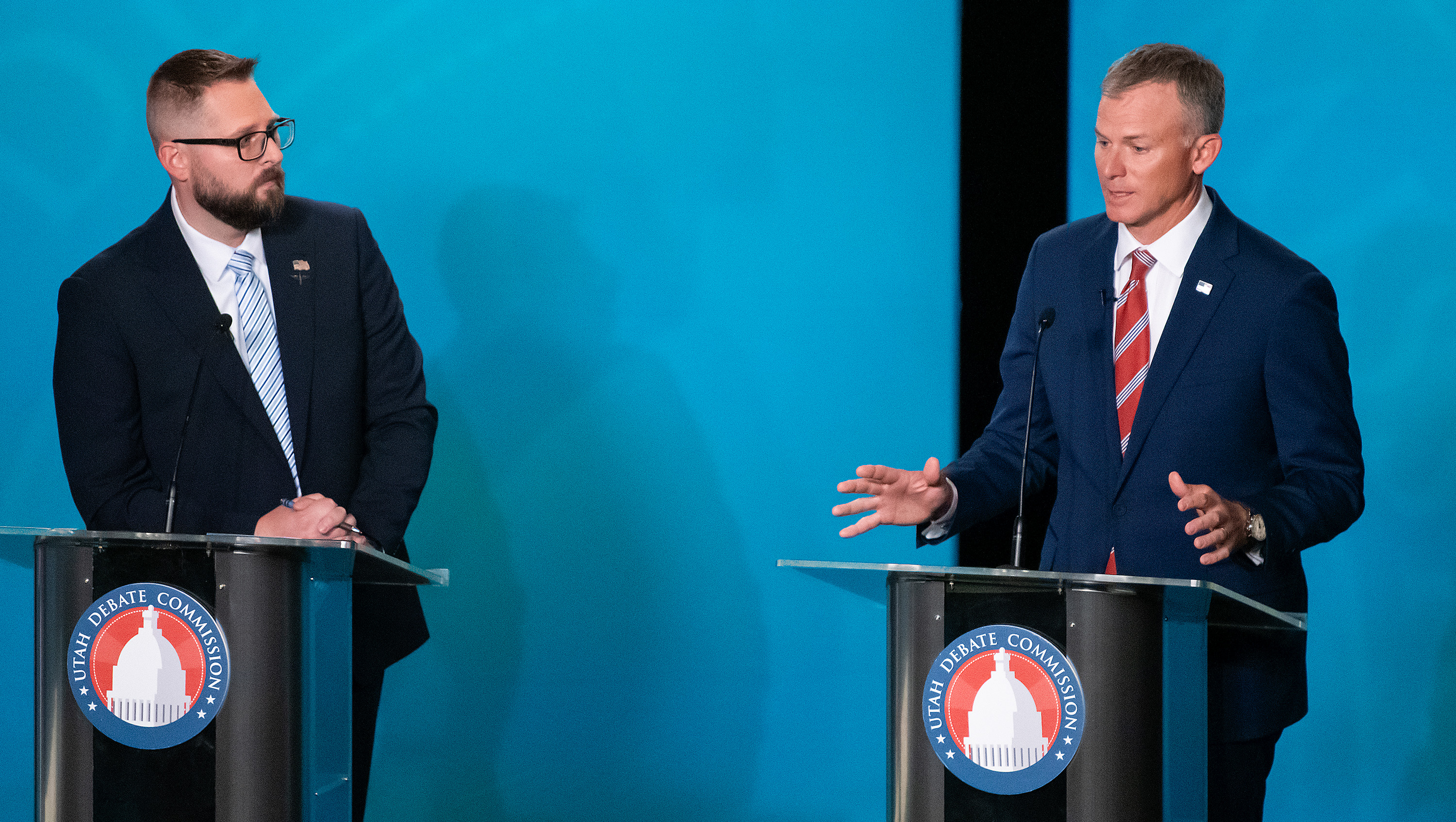 Moore , Crosby spar over economy and growth at Congressional District 2 debate
