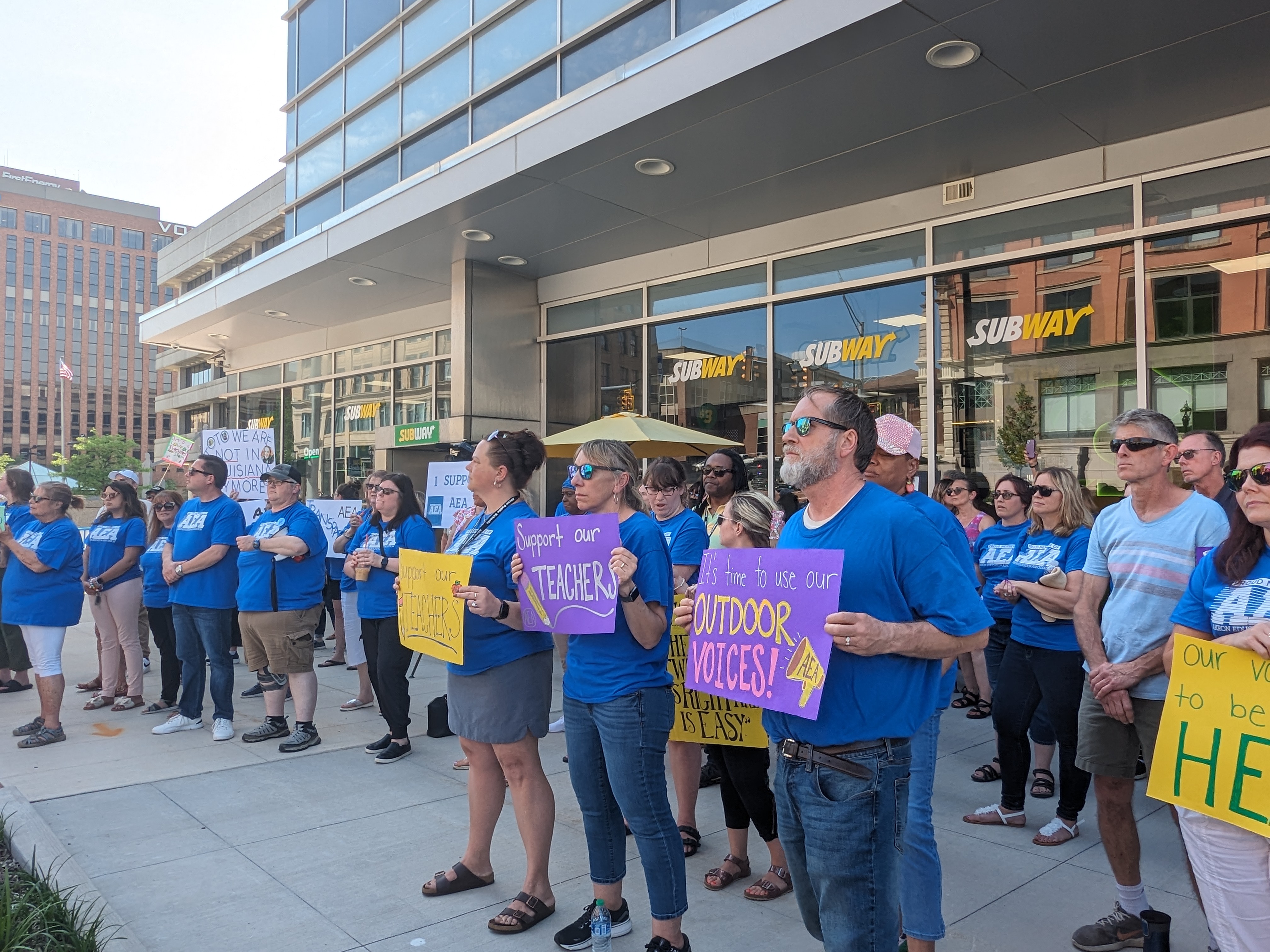 Akron school board approves cutting 285 positions despite protest - Vimarsana News