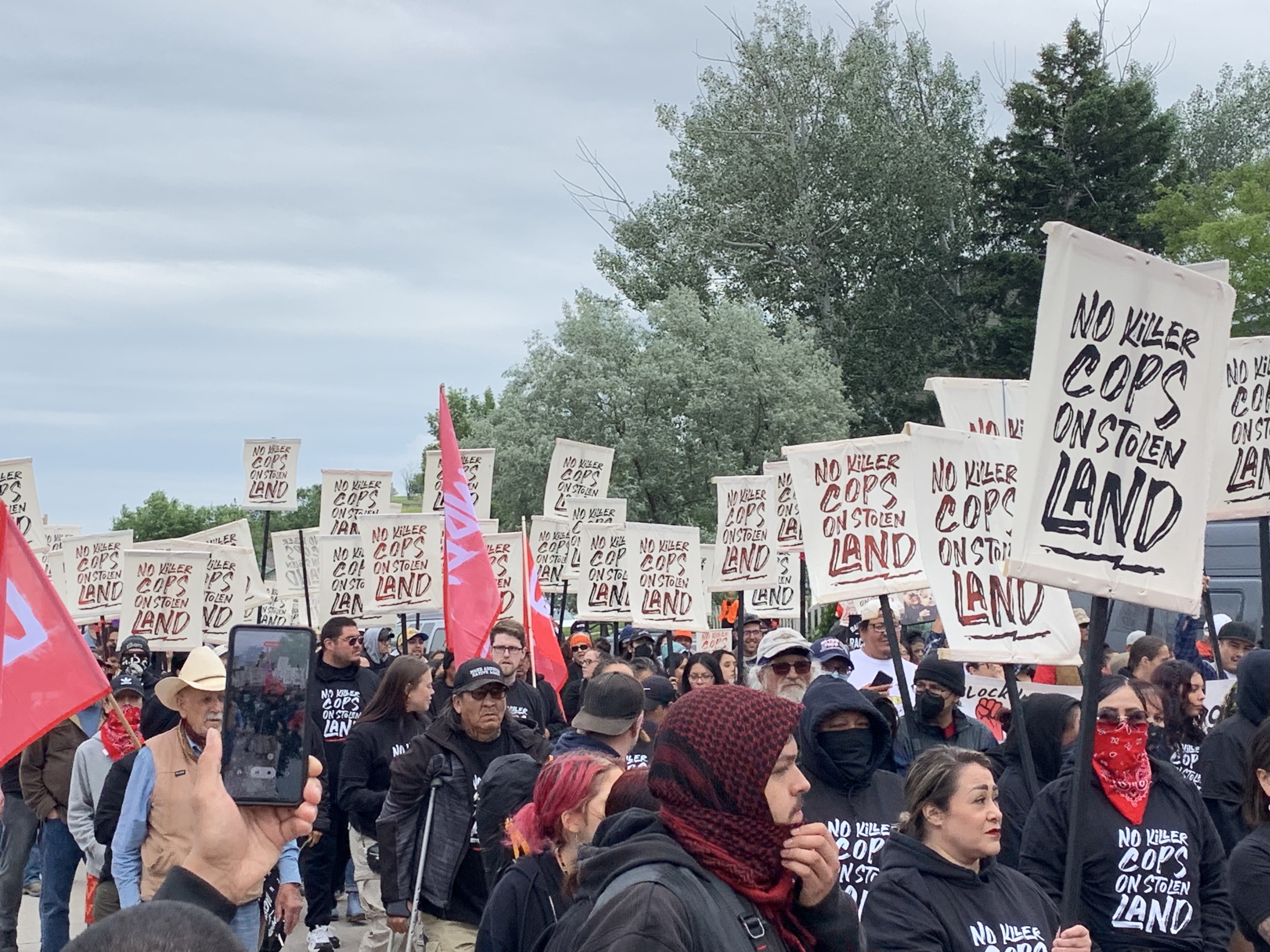 Hundreds march in Rapid City to protest community policing - Vimarsana News