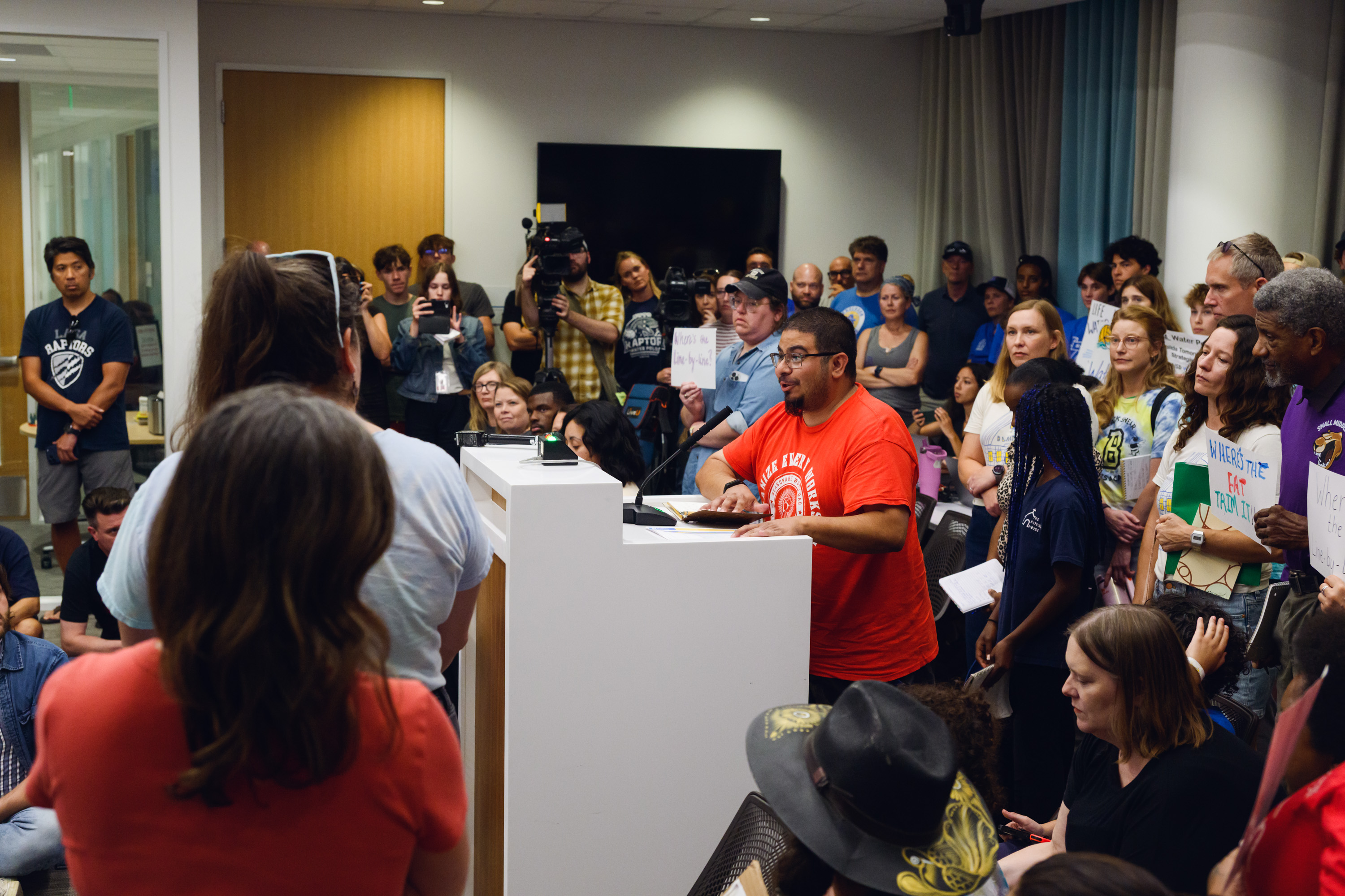 Austin ISD community pushes back on cuts affecting 558 positions article cover image
