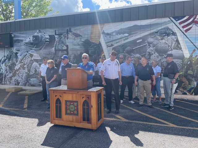 Veteran's Honor Banner Project, VFW honor fallen veterans with mural - Vimarsana News