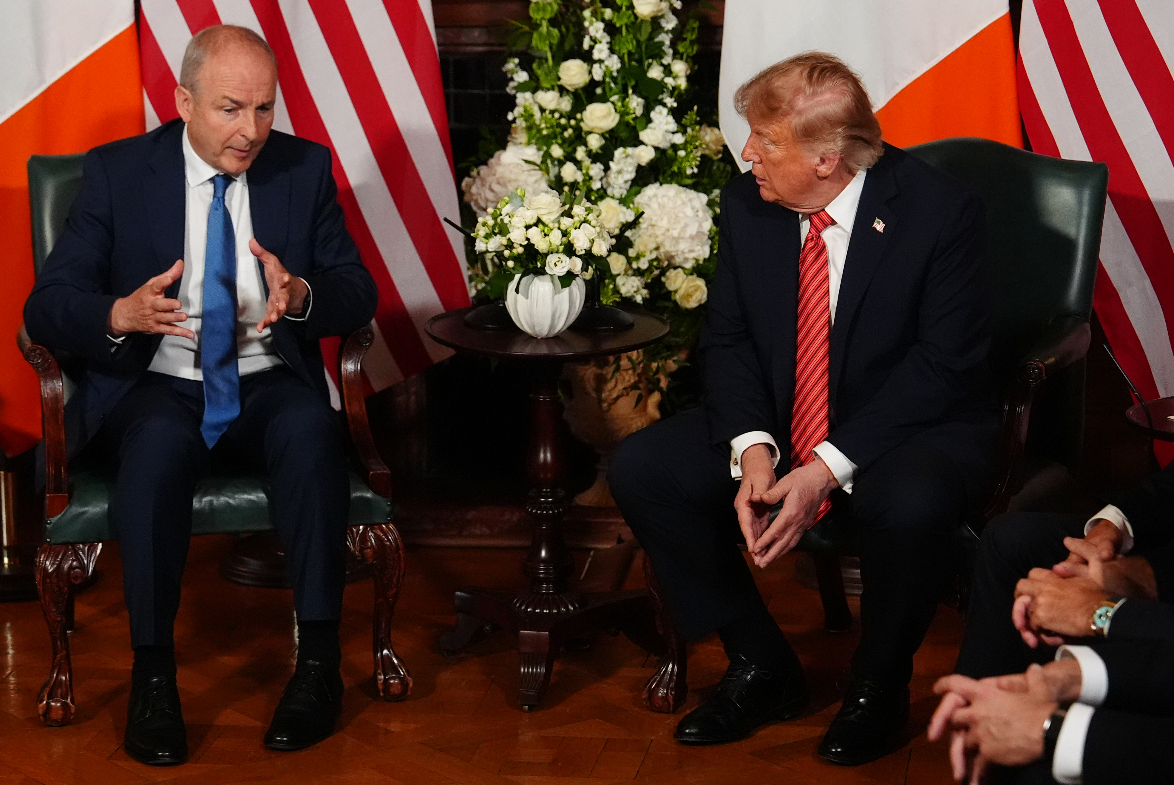 Trump touches a nerve while in Ireland by saying reunification would be fantastic