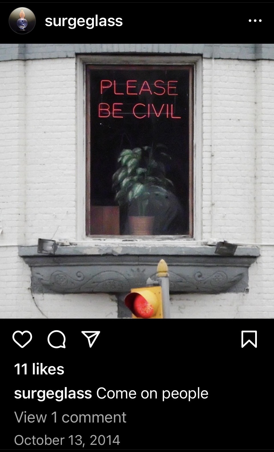 Where did the Riverwest 'Please Be Civil' neon sign go? - Vimarsana News