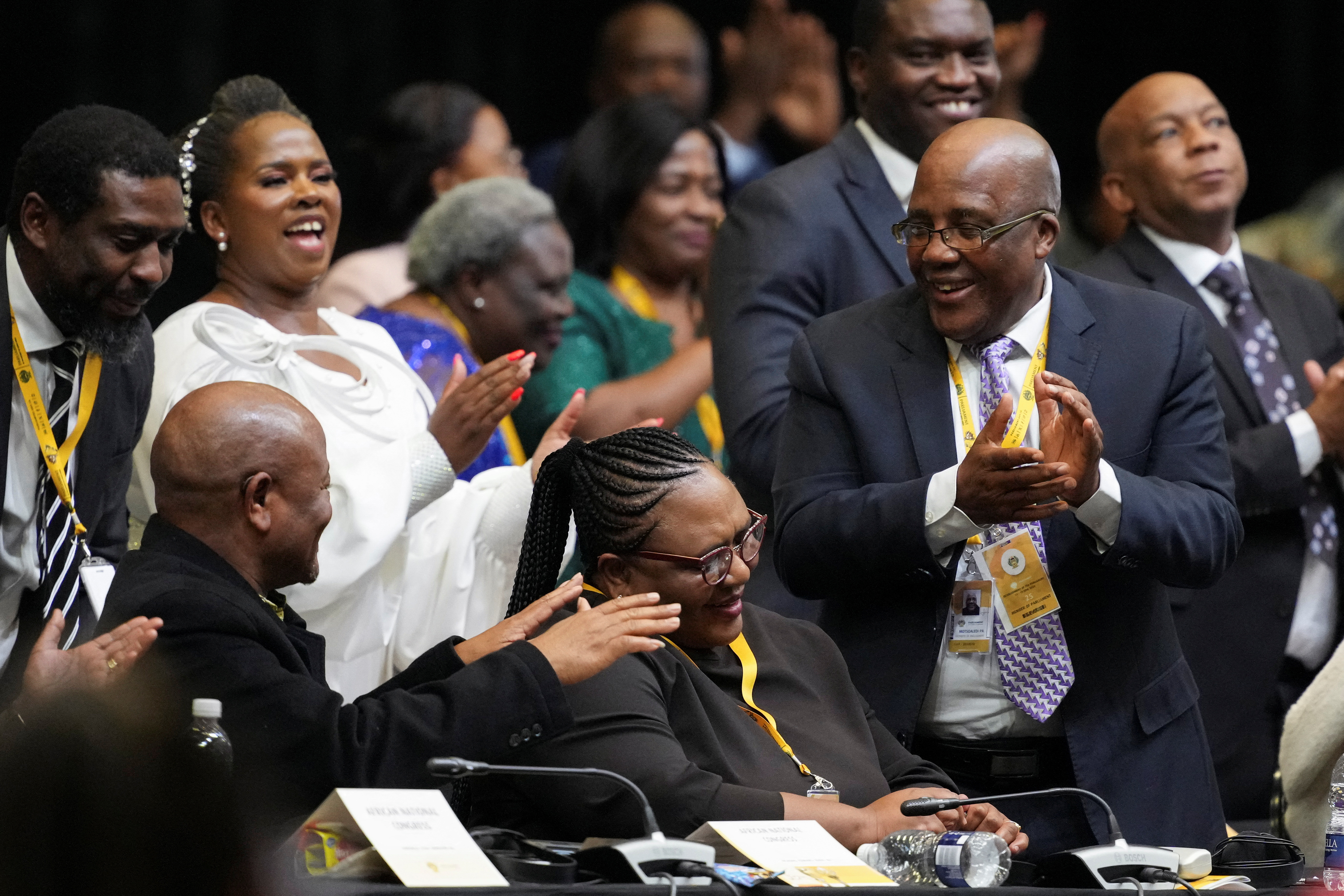 South Africa's ANC and white-led opposition DA announce rare unity government : NPR - Vimarsana News