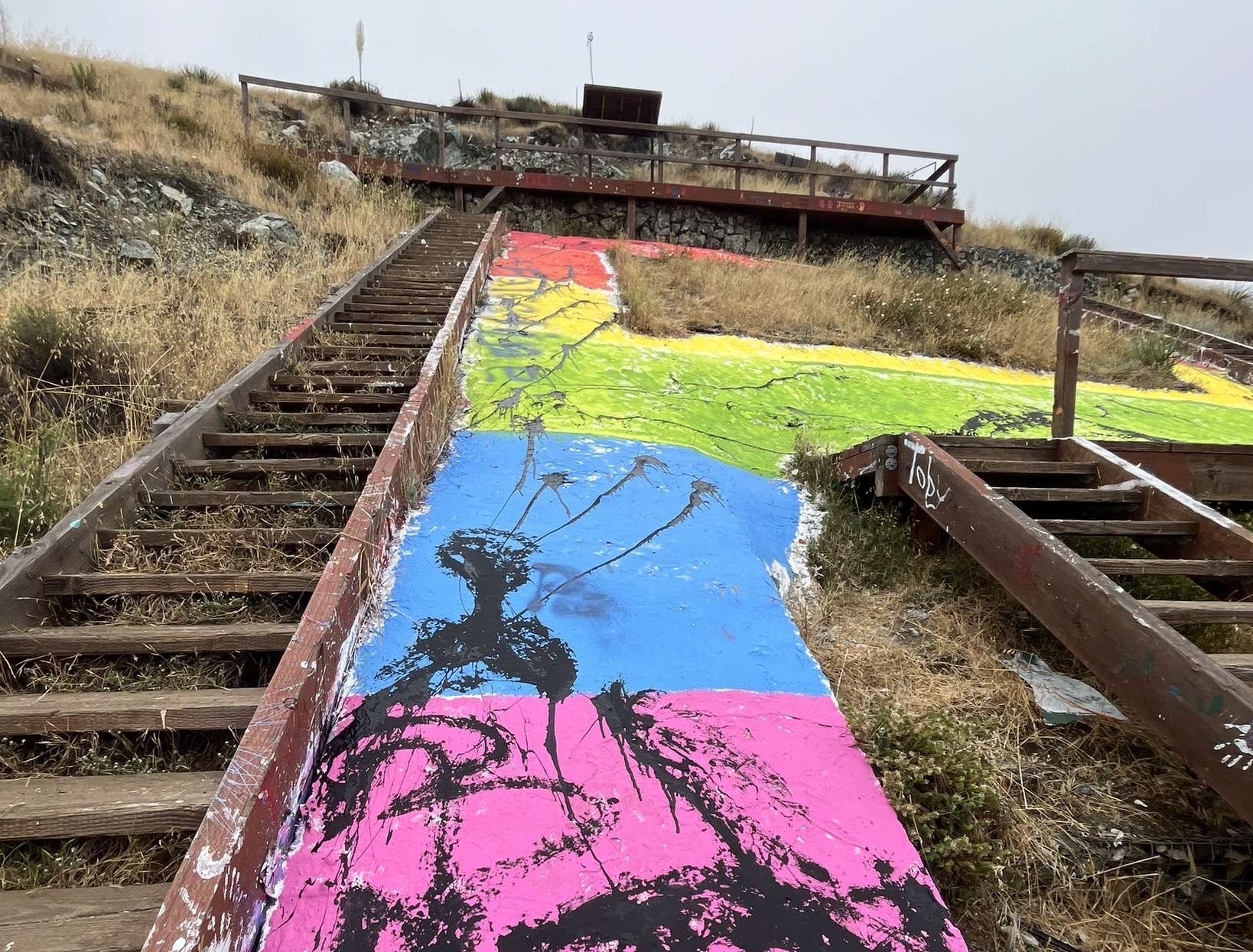 Cal Poly landmark painted for Pride Month gets vandalized - Vimarsana News