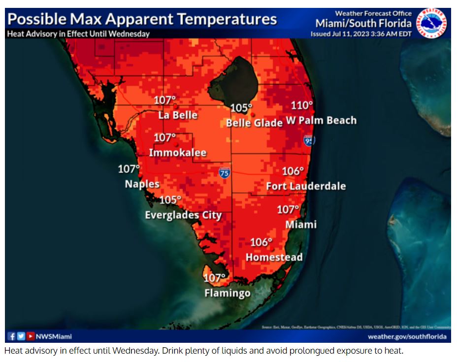 And the heat goes on ... advisory in effect until Wednesday night - Vimarsana News