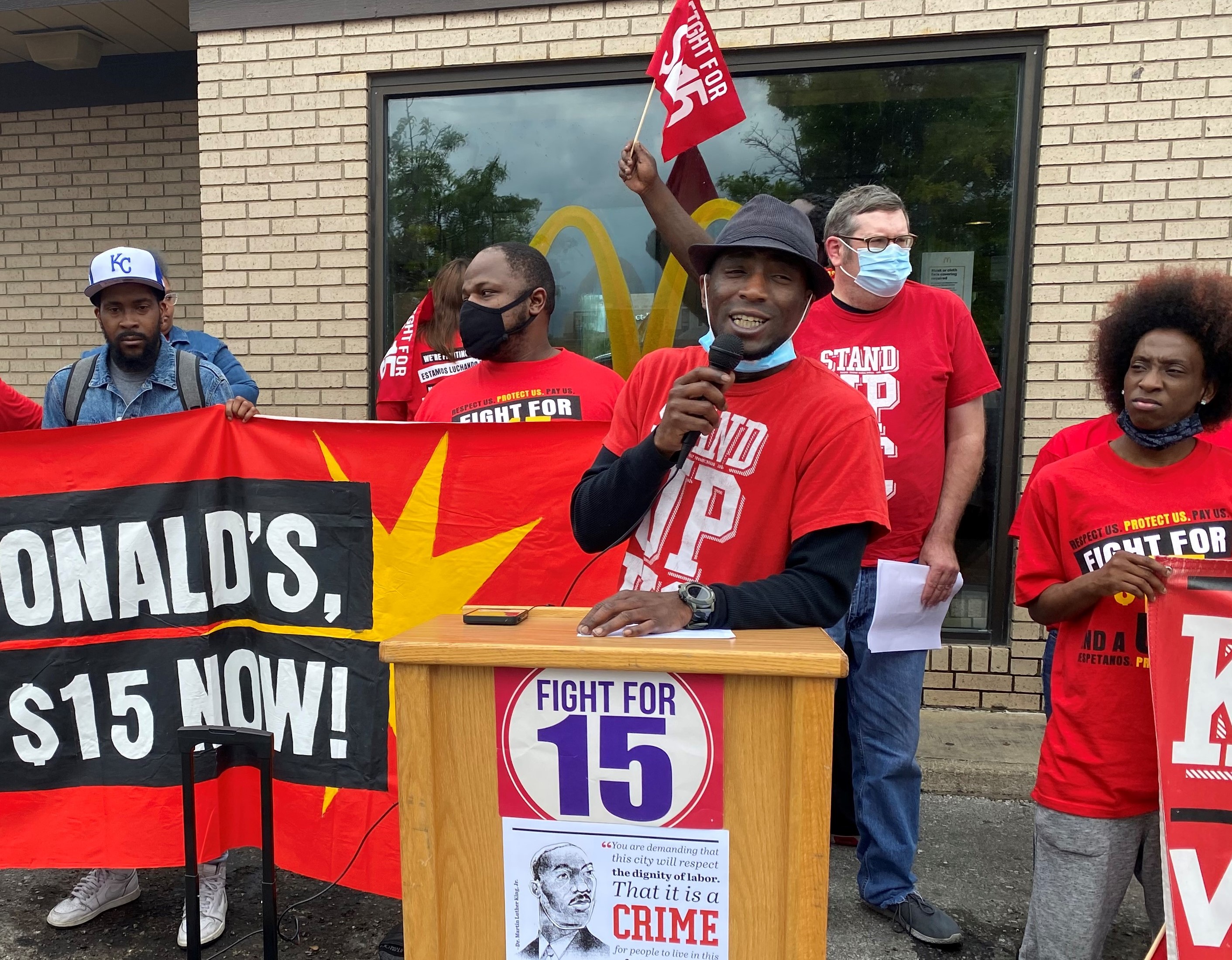 McDonald's Workers Take 'Fight For 15' To Kansas City Franchises | KCUR 89.3 - NPR in Kansas City. Local news, entertainment and podcasts. - Vimarsana News