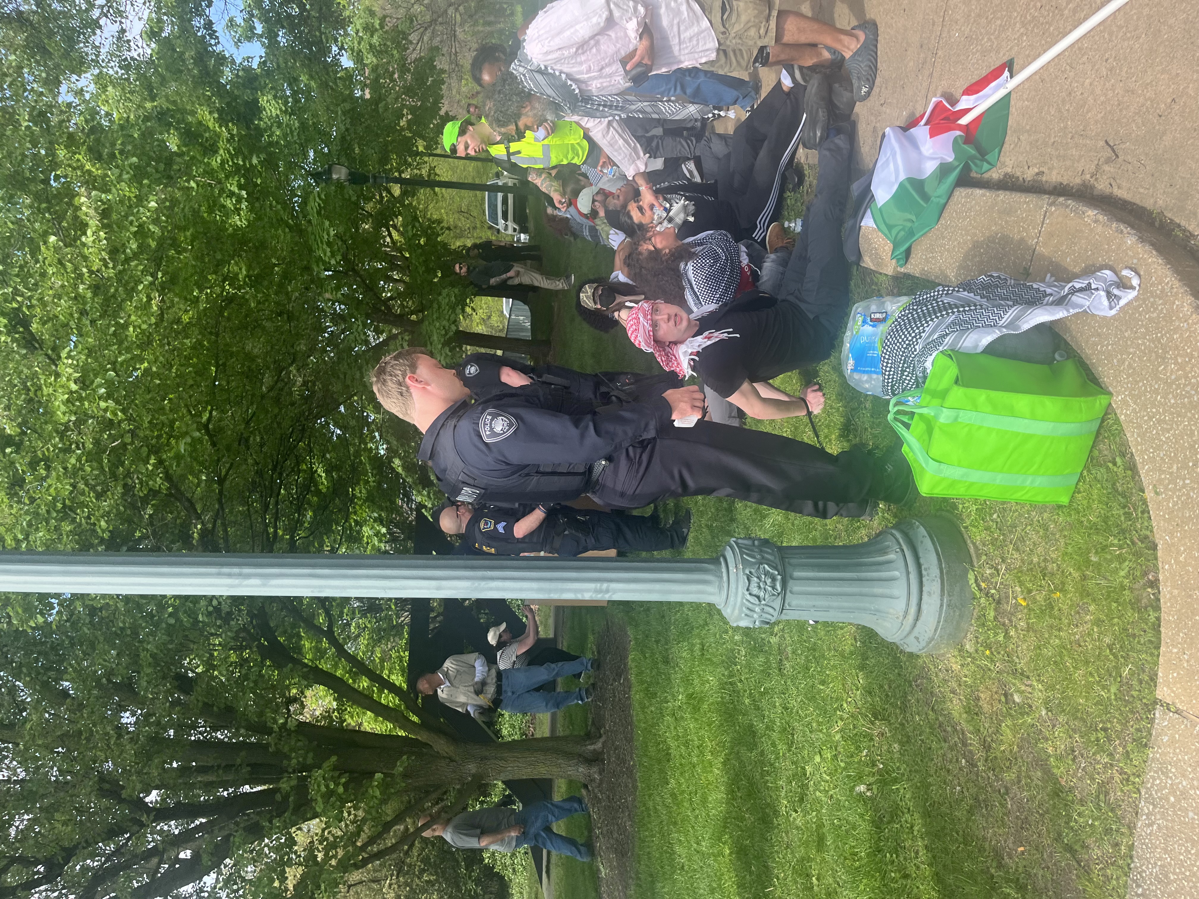 Pro-Palestinian protesters detained, encampment removed at CWRU - Vimarsana News
