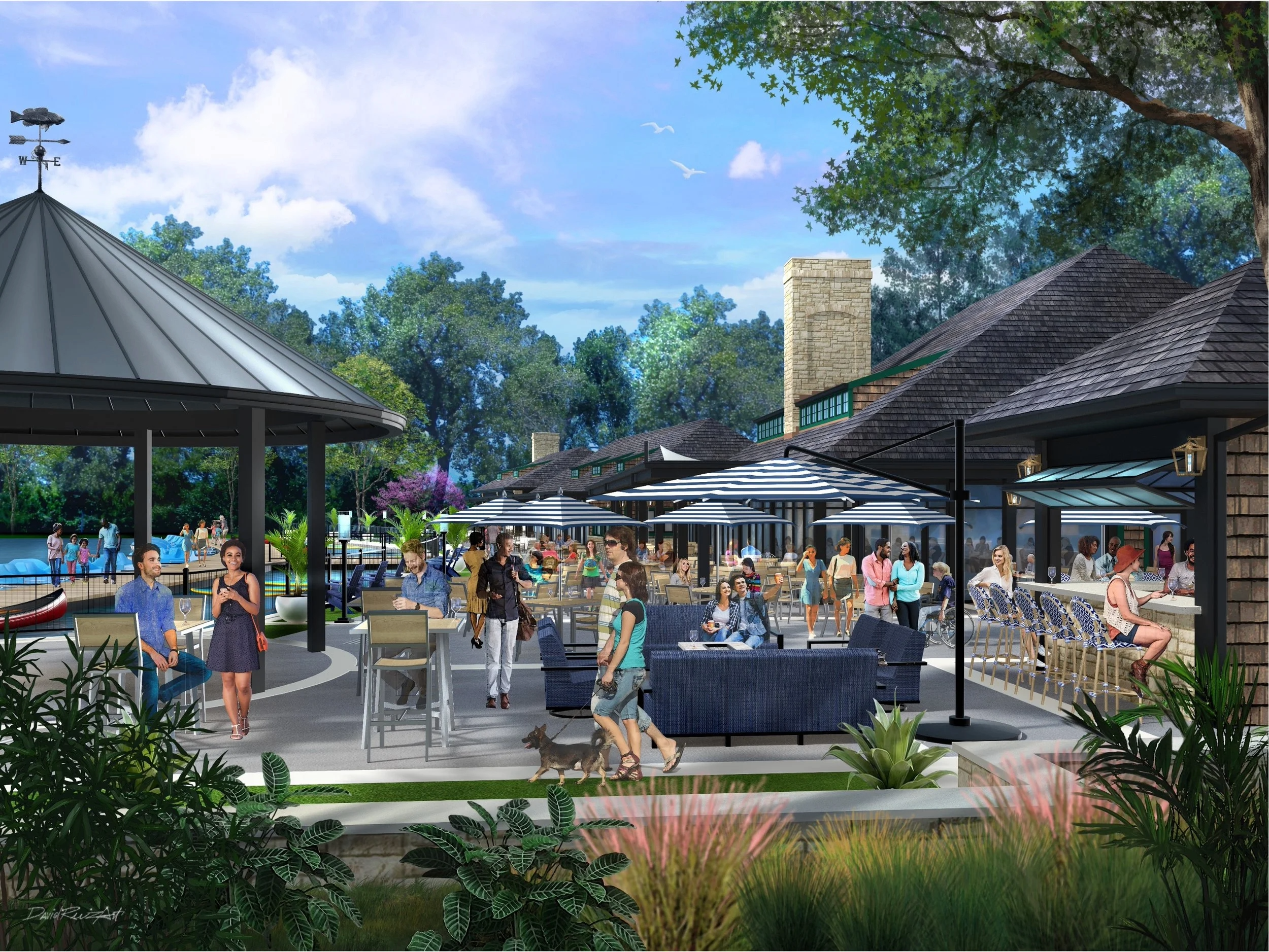 A pop-up beer and wine garden is coming to the Boathouse at Forest Park this spring